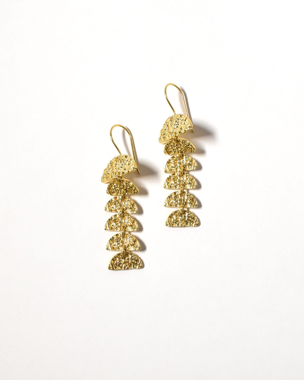 Elouera Earrings, Yellow Gold Plated