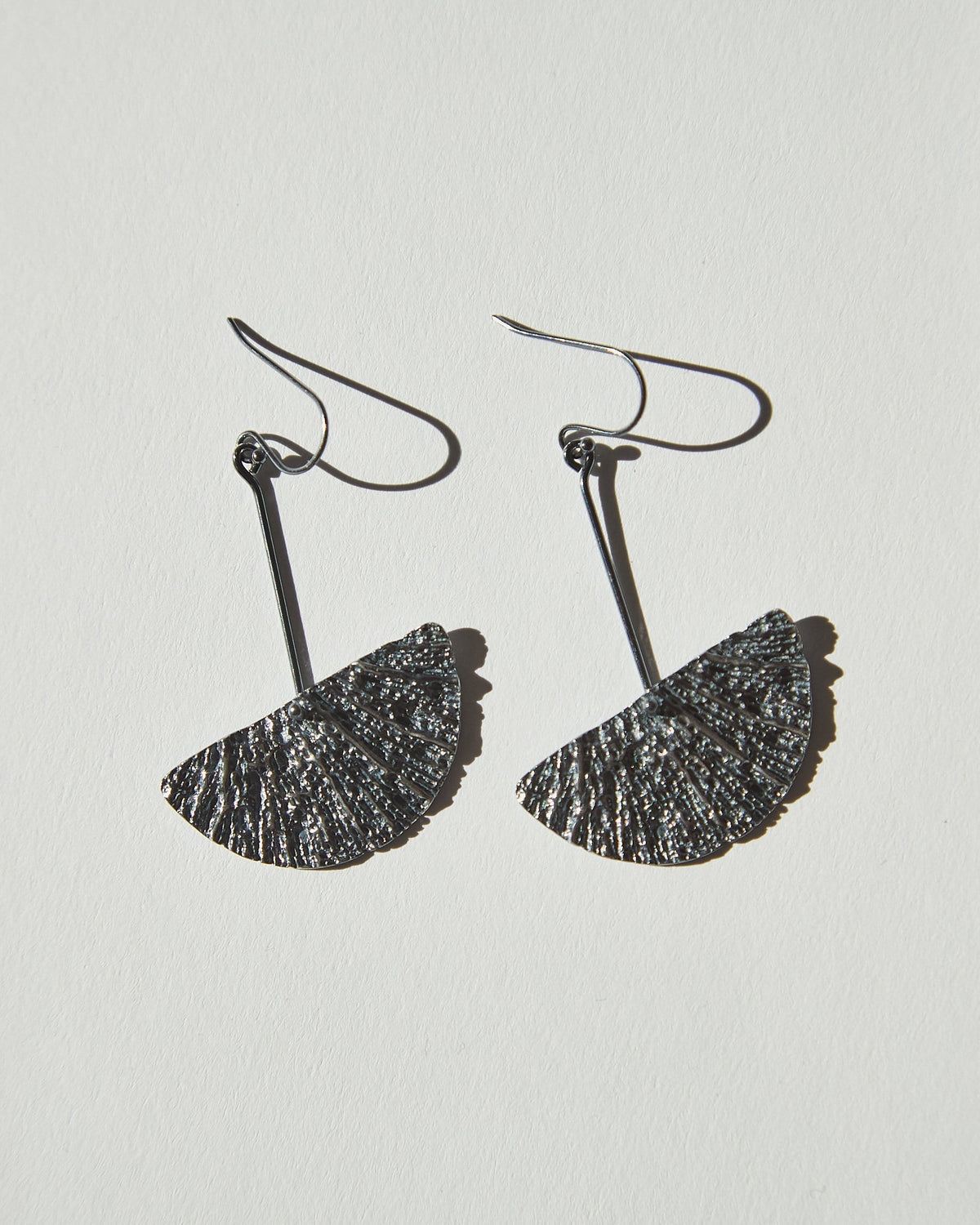 Bronte Earrings, Oxidised Sterling Silver