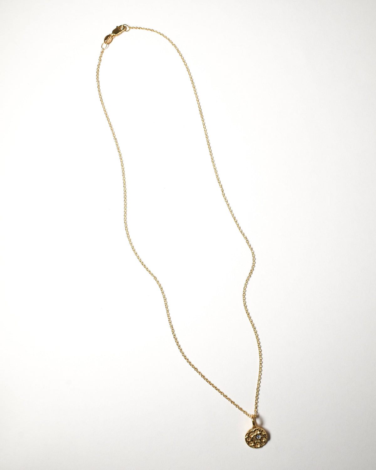 Tanzanite Birthstone Necklace - December - Yellow Gold