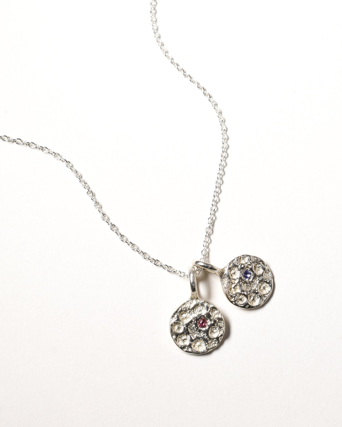 Tourmaline Birthstone Necklace - October - Sterling Silver