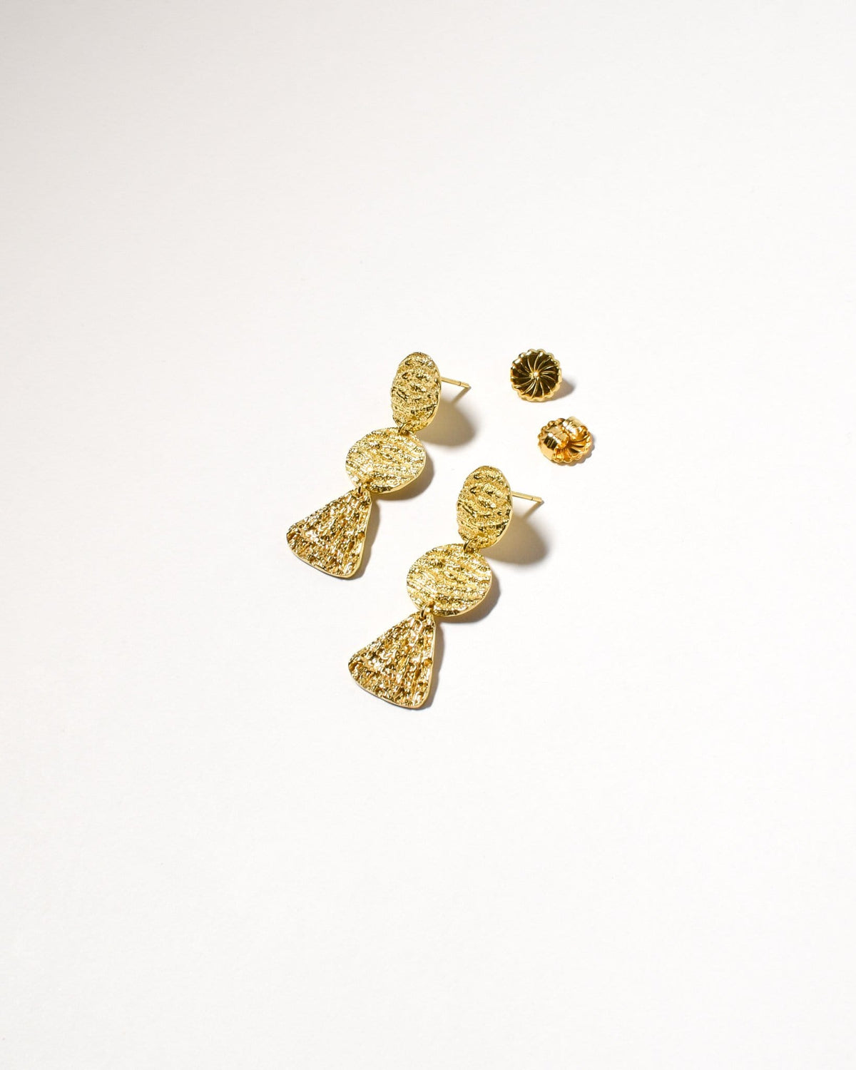 Coogee Earrings (Short), Yellow Gold Plated