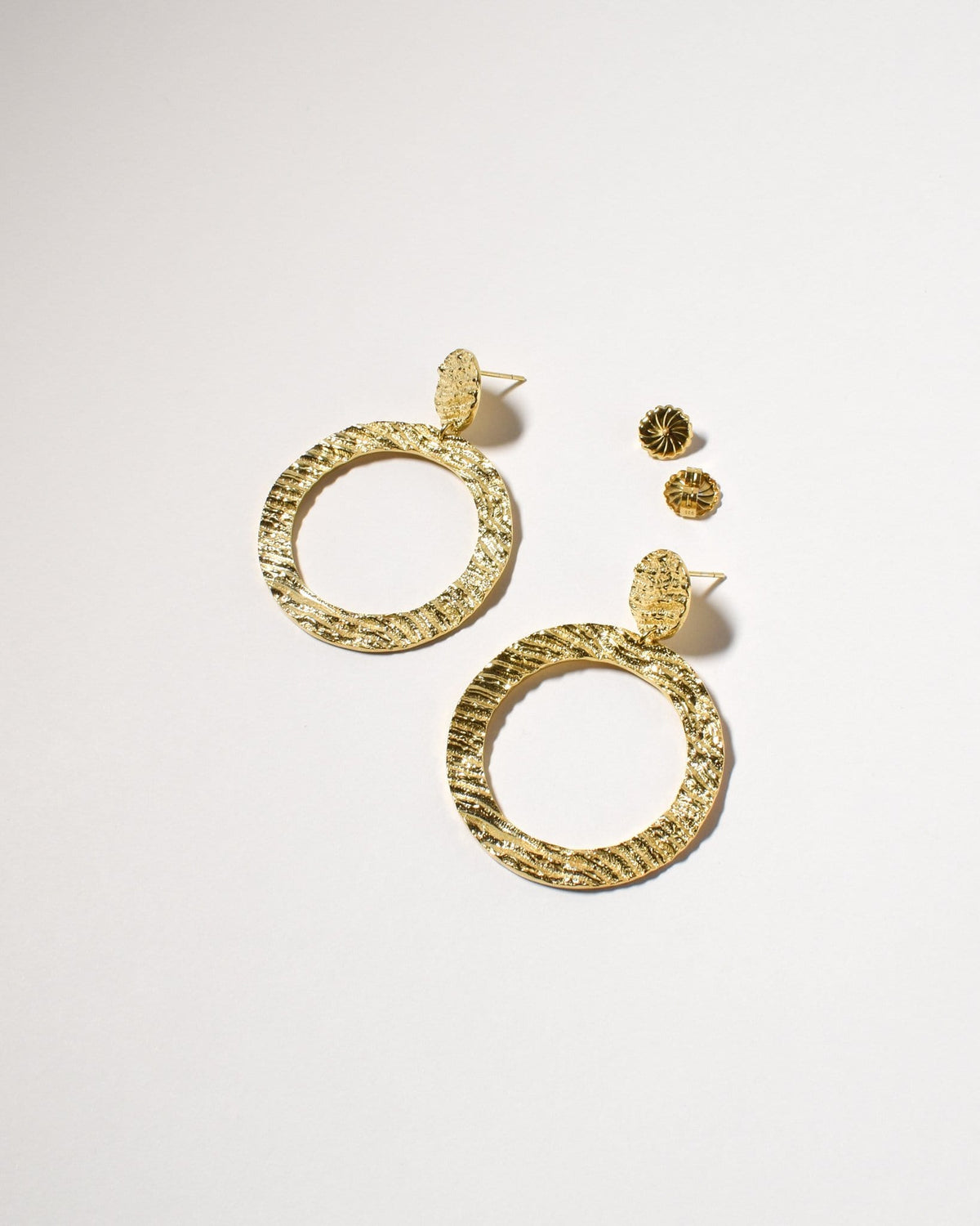 Avalon Earrings, Yellow Gold Plated